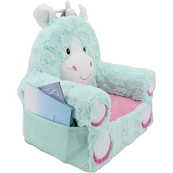 Soft Landing Fox Sweet Seats | Premium Character Chair with Carrying Handle & Side Pockets – Orange