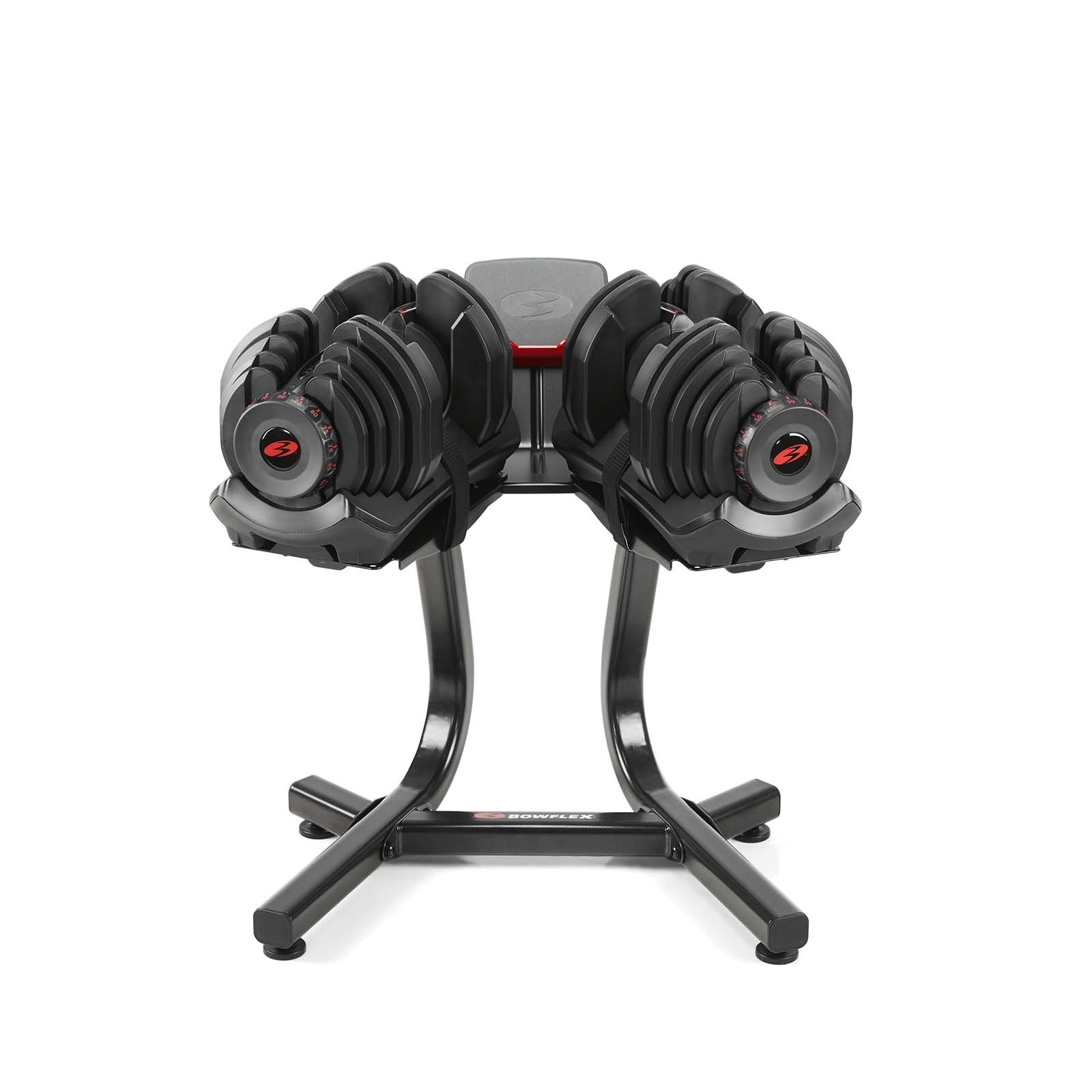 Bowflex SelectTech 1090i adjustable dumbbells (pair) with dumbbell stand
