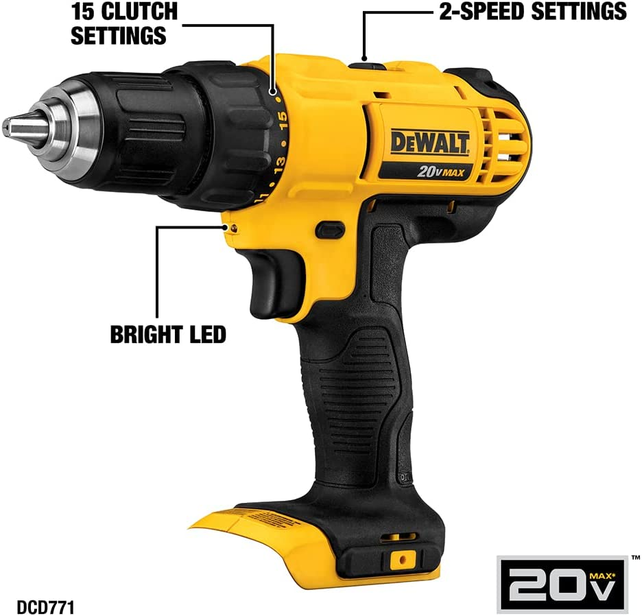 DEWALT 20V MAX Power Tool Combo Kit, 10-Tool Cordless Power Tool Set with 2 Batteries and Charger (DCK1020D2)