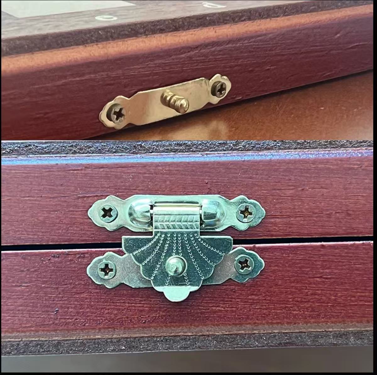 Solid wood chess board for competition