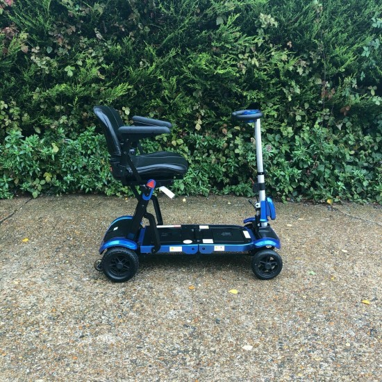 SOLAX GENIE BLUE MANUAL FOLDING MOBILITY BOOT SCOOTER FULLY SERVICED