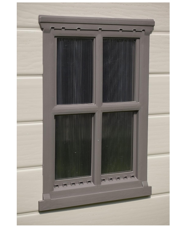 Keter Factor 8 x 6 ft Outdoor Storage Shed, Beige/Brown